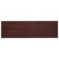 vidaXL Mueble para TV marrón clásico madera maciza caoba 100x30x45 cm