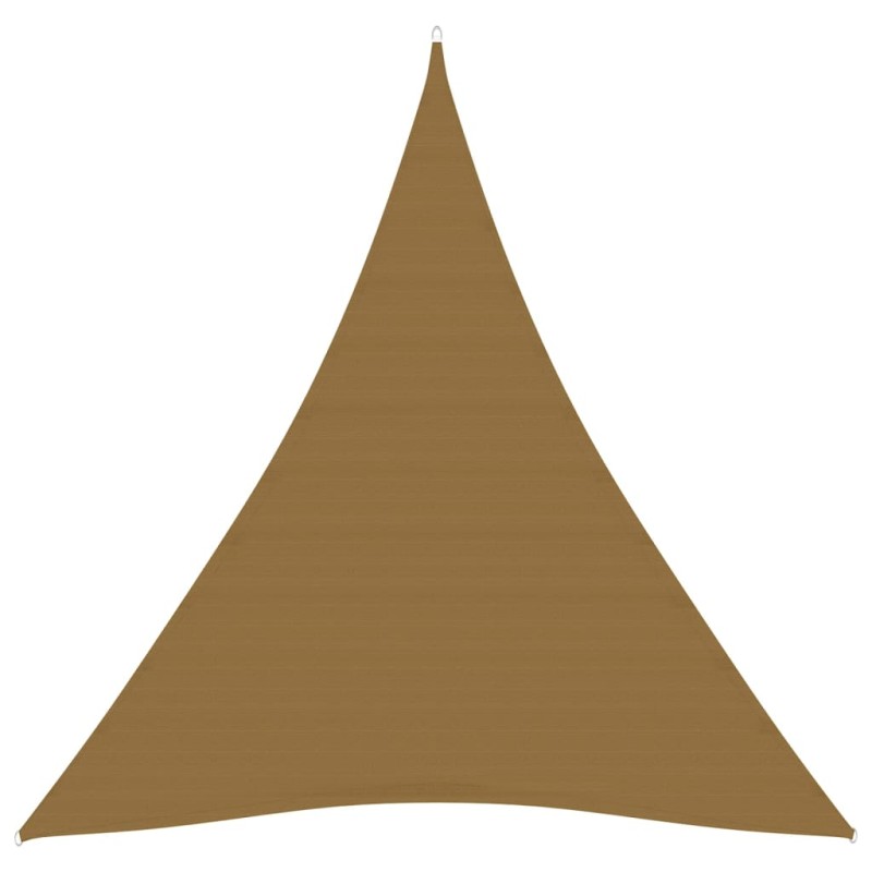 vidaXL Toldo de vela gris taupe HDPE 160 g/m² 5x7x7 m vidaXL Toldo de vela gris taupe HDPE 160 g/m² 5x7x7 m