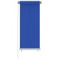 vidaXL Persiana enrollable de jardín HDPE azul 60x140 cm vidaXL Persiana enrollable de jardín HDPE azul 60x140 cm