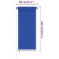 vidaXL Persiana enrollable de jardín HDPE azul 60x140 cm vidaXL Persiana enrollable de jardín HDPE azul 60x140 cm