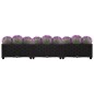 vidaXL Arriate 120x40x23 cm polipropileno
