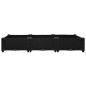 vidaXL Arriate 120x40x23 cm polipropileno