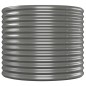 vidaXL Jardinera arriate acero recubrimiento polvo gris 554x100x68 cm vidaXL Jardinera arriate acero recubrimiento polvo gris 554x100x68 cm