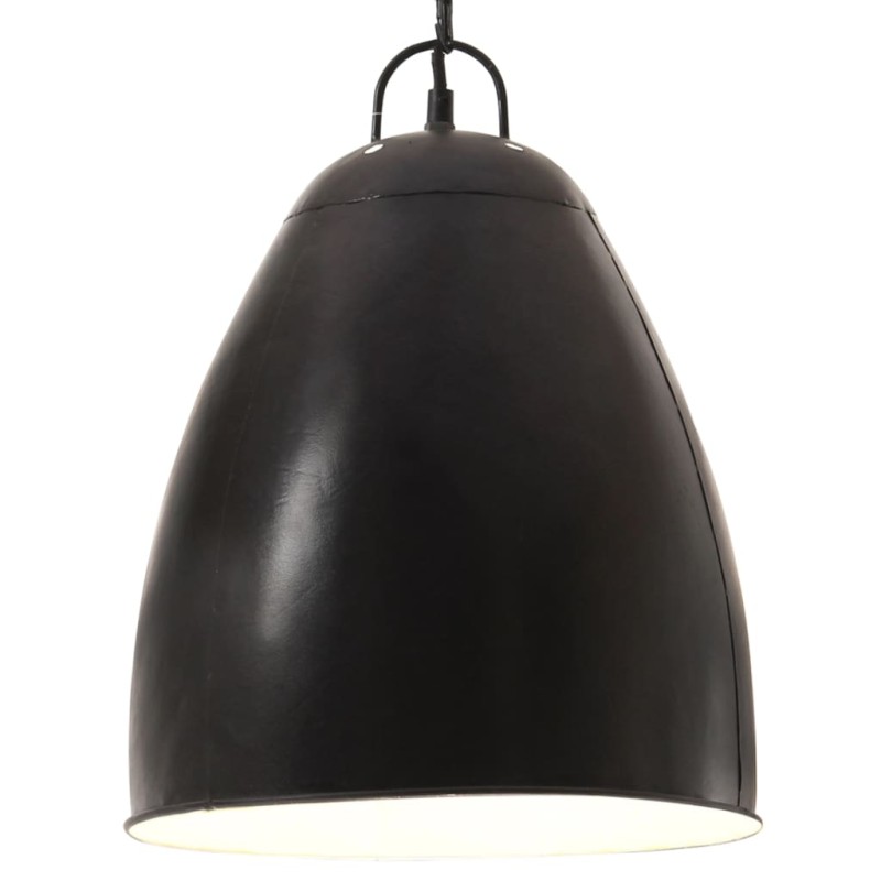 vidaXL Lámpara colgante industrial redonda 25 W negra 32 cm E27 vidaXL Lámpara colgante industrial redonda 25 W negra 32 cm E27