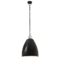 vidaXL Lámpara colgante industrial redonda 25 W negra 32 cm E27 vidaXL Lámpara colgante industrial redonda 25 W negra 32 cm E27