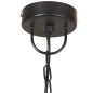 vidaXL Lámpara colgante industrial redonda 25 W negra 32 cm E27 vidaXL Lámpara colgante industrial redonda 25 W negra 32 cm E27