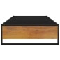 vidaXL Estructura de cama de metal negra 100x200 cm vidaXL Estructura de cama de metal negra 100x200 cm