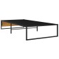 vidaXL Estructura de cama de metal negra 100x200 cm vidaXL Estructura de cama de metal negra 100x200 cm