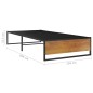 vidaXL Estructura de cama de metal negra 100x200 cm vidaXL Estructura de cama de metal negra 100x200 cm