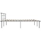 vidaXL Estructura de cama de metal gris 200x200 cm