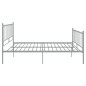 vidaXL Estructura de cama de metal gris 200x200 cm vidaXL Estructura de cama de metal gris 200x200 cm