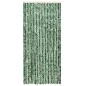 vidaXL Cortina mosquitera chenilla verde y blanco 90x220 cm vidaXL Cortina mosquitera chenilla verde y blanco 90x220 cm