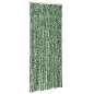 vidaXL Cortina mosquitera chenilla verde y blanco 90x220 cm vidaXL Cortina mosquitera chenilla verde y blanco 90x220 cm