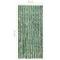 vidaXL Cortina mosquitera chenilla verde y blanco 90x220 cm vidaXL Cortina mosquitera chenilla verde y blanco 90x220 cm