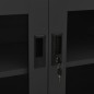 vidaXL Armario de oficina de acero gris antracita 90x40x70 cm vidaXL Armario de oficina de acero gris antracita 90x40x70 cm