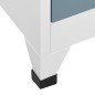 vidaXL Taquilla de acero gris claro y gris oscuro 90x40x180 cm vidaXL Taquilla de acero gris claro y gris oscuro 90x40x180 cm