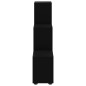 vidaXL Estantería forma de escalera madera contrachapada negro
