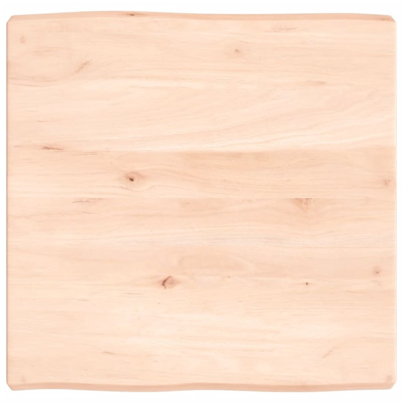 vidaXL Tablero de mesa madera maciza borde natural 60x60x(2-6) cm vidaXL Tablero de mesa madera maciza borde natural 60x60x(2-6) cm