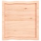 vidaXL Tablero de mesa madera maciza borde natural 60x60x(2-6) cm vidaXL Tablero de mesa madera maciza borde natural 60x60x(2-6) cm
