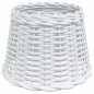 vidaXL Pantalla para lámpara de techo mimbre blanco Ø30x20 cm vidaXL Pantalla para lámpara de techo mimbre blanco Ø30x20 cm