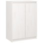 vidaXL Aparador madera maciza de pino blanco 60x36x84 cm vidaXL Aparador madera maciza de pino blanco 60x36x84 cm