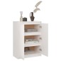 vidaXL Aparador madera maciza de pino blanco 60x36x84 cm vidaXL Aparador madera maciza de pino blanco 60x36x84 cm