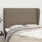 vidaXL Cabecero con orejas de tela gris taupe 147x23x118/128 cm vidaXL Cabecero con orejas de tela gris taupe 147x23x118/128 cm