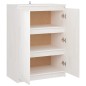 vidaXL Aparador madera maciza de pino blanco 60x36x84 cm vidaXL Aparador madera maciza de pino blanco 60x36x84 cm