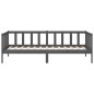 vidaXL Sofá cama madera maciza de pino gris 90x190 cm vidaXL Sofá cama madera maciza de pino gris 90x190 cm