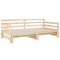 vidaXL Sofá cama extraíble madera maciza de pino 2x(90x190) cm vidaXL Sofá cama extraíble madera maciza de pino 2x(90x190) cm