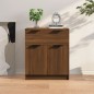 vidaXL Aparador de madera contrachapada roble marrón 60x30x70 cm vidaXL Aparador de madera contrachapada roble marrón 60x30x70 cm