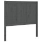 vidaXL Cabecero de cama madera maciza de pino gris 95,5x4x100 cm vidaXL Cabecero de cama madera maciza de pino gris 95,5x4x100 cm
