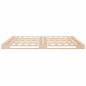 vidaXL Cama de palets madera maciza pino doble pequeña 120x190 cm