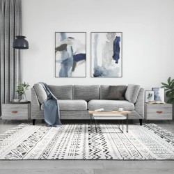 vidaXL Mesas de centro 2 uds madera ingeniería gris Sonoma 50x50x40 cm
