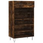 vidaXL Zapatero madera de ingeniería roble ahumado 60x35x105 cm vidaXL Zapatero madera de ingeniería roble ahumado 60x35x105 cm