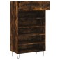vidaXL Zapatero madera de ingeniería roble ahumado 60x35x105 cm vidaXL Zapatero madera de ingeniería roble ahumado 60x35x105 cm