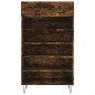 vidaXL Zapatero madera de ingeniería roble ahumado 60x35x105 cm vidaXL Zapatero madera de ingeniería roble ahumado 60x35x105 cm