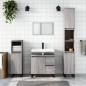 vidaXL Armario de baño madera contrachapada gris Sonoma 65x33x60 cm vidaXL Armario de baño madera contrachapada gris Sonoma 65x33x60 cm
