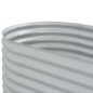 vidaXL Arriate de acero galvanizado plateado 240x80x81 cm vidaXL Arriate de acero galvanizado plateado 240x80x81 cm