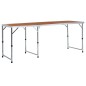 vidaXL Mesa de camping plegable de aluminio 180x60 cm vidaXL Mesa de camping plegable de aluminio 180x60 cm