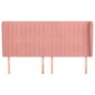 vidaXL Cabecero con orejas de terciopelo rosa 183x23x118/128 cm vidaXL Cabecero con orejas de terciopelo rosa 183x23x118/128 cm