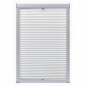 vidaXL Persiana plisada blanca F06 