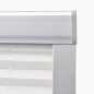 vidaXL Persiana plisada blanca F06 