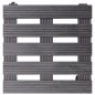 vidaXL Soporte con ruedas para plantas 2 unidades WPC gris 30x30x7,5cm vidaXL Soporte con ruedas para plantas 2 unidades WPC gris 30x30x7,5cm