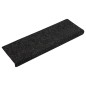 vidaXL Alfombrillas de escalera 5 unidades negro 65x21x4 cm vidaXL Alfombrillas de escalera 5 unidades negro 65x21x4 cm
