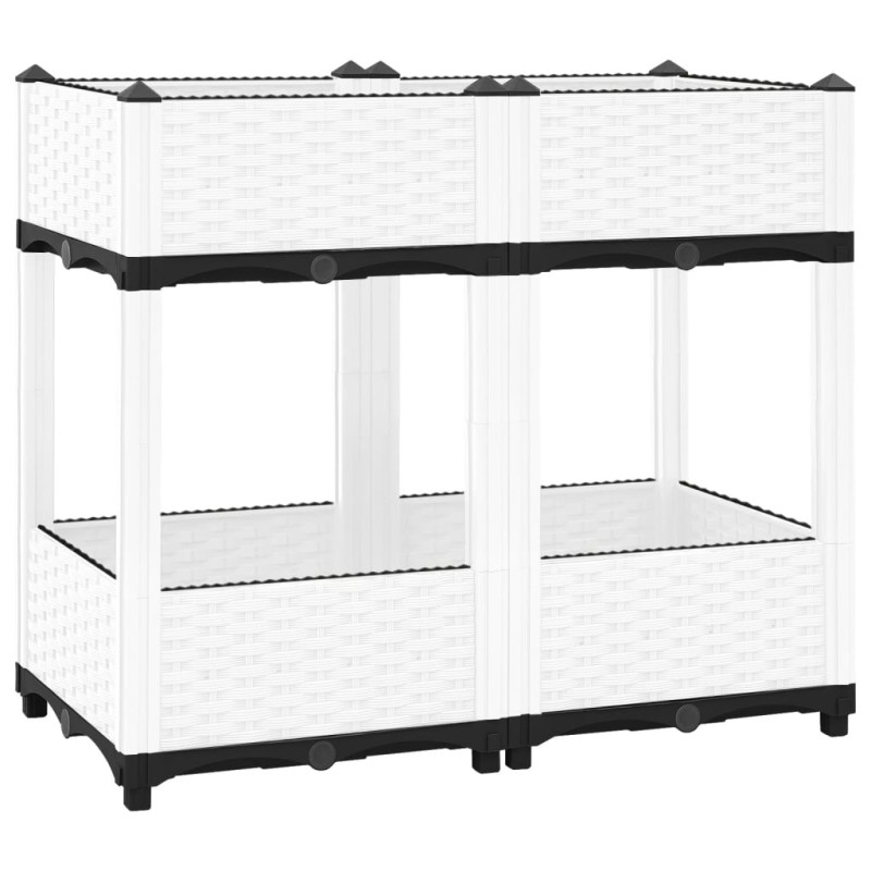 vidaXL Arriate polipropileno 80x40x71 cm vidaXL Arriate polipropileno 80x40x71 cm