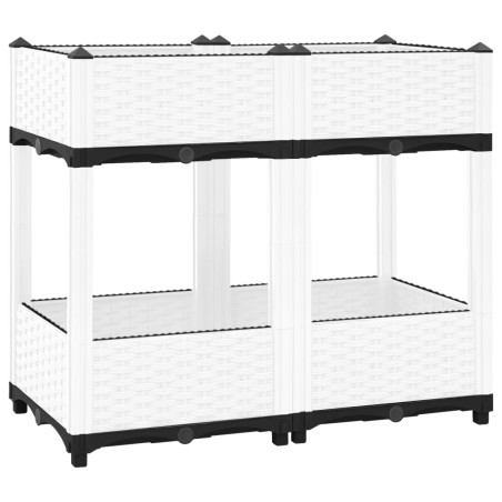 vidaXL Arriate polipropileno 80x40x71 cm