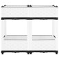 vidaXL Arriate polipropileno 80x40x71 cm vidaXL Arriate polipropileno 80x40x71 cm