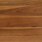 vidaXL Mesa de comedor de madera de acacia maciza y acero 75x75x76 cm vidaXL Mesa de comedor de madera de acacia maciza y acero 75x75x76 cm