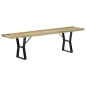 vidaXL Banco de madera maciza reciclada 160 cm vidaXL Banco de madera maciza reciclada 160 cm